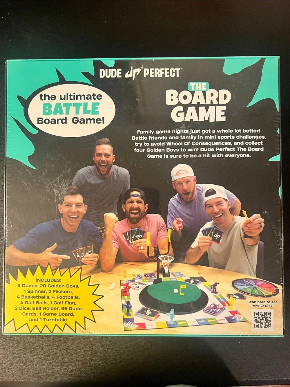 Dude Perfect The Board Game: Skills & Action Game Night For All Ages 2-5 Players